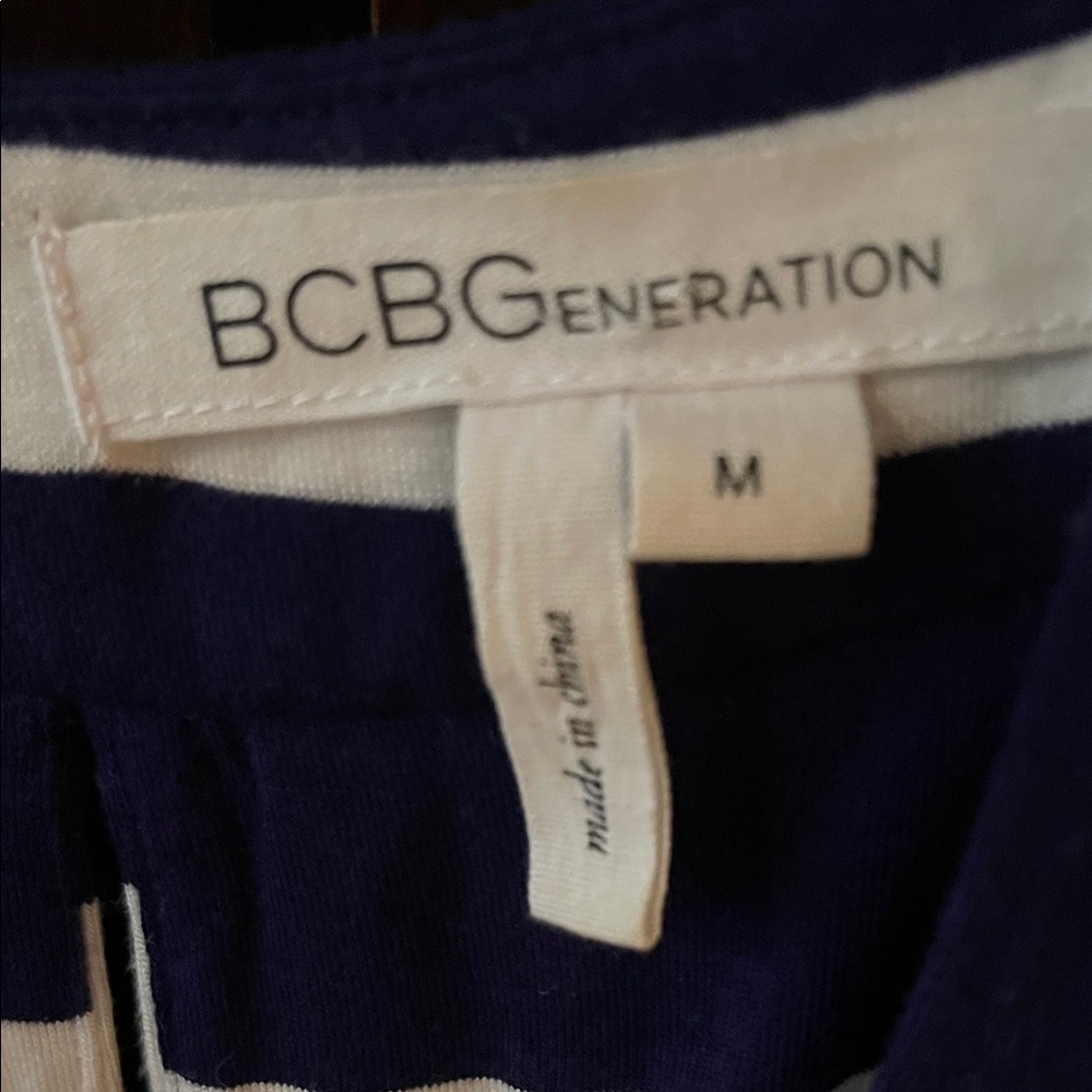BCBGeneration Navy and White Dress - Picture 2 of 8